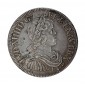 Monnaie, France, 1/2 Ecu à la mèche, Louis XIV, argent, 1645, Paris, P15750
