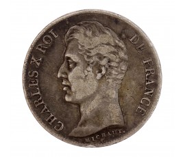 Monnaie, France, 1 Franc, Charles X, Argent, 1829, Paris (A), P14409