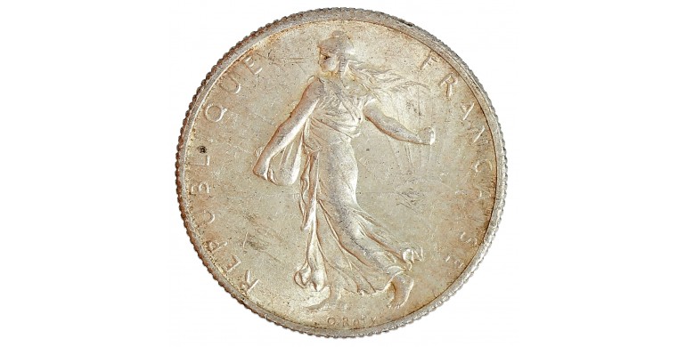 Monnaie, France, 2 Francs Semeuse, IIIème République, Argent, 1914, Castelsarrasin, P14399