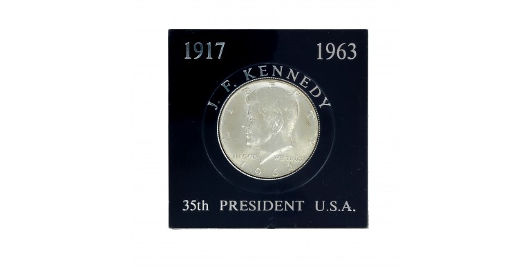 Etats-Unis, Half dollar Kennedy,  Argent, 1964, P14703