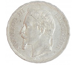 Monnaie, France, 5 Francs, Napoléon III, Argent, 1868, Strasbourg (BB), P14338
