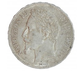 Monnaie, France, 5 Francs, Napoléon III, Argent, 1867, Strasbourg (BB), P14336
