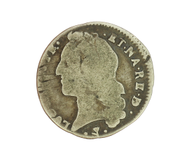 Monnaie, France, 1/5 d'écu de Béarn au bandeau, Louis XV, 1760, Argent, Pau, P15494
