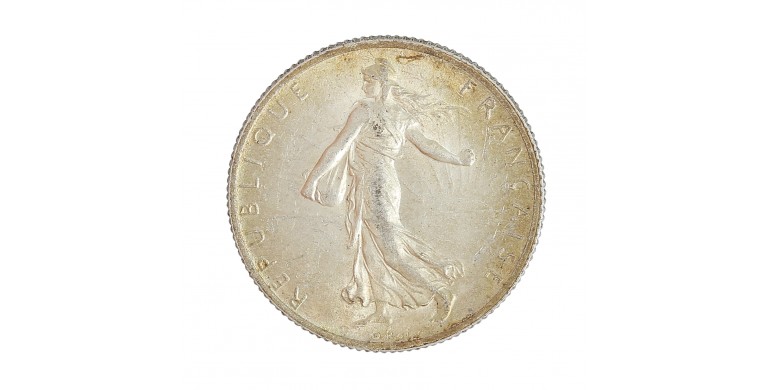 Monnaie, France, 2 Francs, Semeuse, IIIème République, 1914, Argent, Castelsarrasin (C), P15355