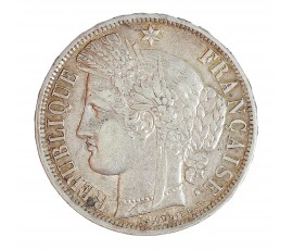 Monnaie, France, 5 Francs, Cérès, Gouvernement de défense national, 1870, Argent, Bordeaux (K), P15367