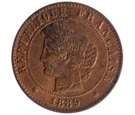 Monnaie, France, 1 centime Cérès, IIIème République, Bronze, 1889, Paris (A), P14522