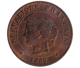 Monnaie, France, 1 centime Cérès, IIIème République, Bronze, 1887, Paris (A), P14520