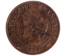 Monnaie, France, 1 centime Cérès, IIIème République, Bronze, 1878, Paris (A), P14519