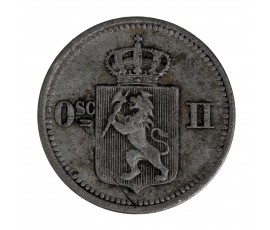 Monnaie, Norvège, 10 Ore, Argent, 1874, P15530