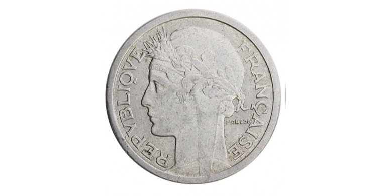 Monnaie, France , 2 francs Morlon, Gouvernement provisoire, Aluminium, 1946, Beaumont le Roger (B), P10397
