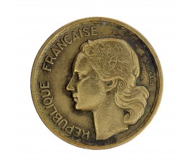 Monnaie, France, 10 centimes Guiraud, IVe République, bronze-aluminium, 1954, P15533