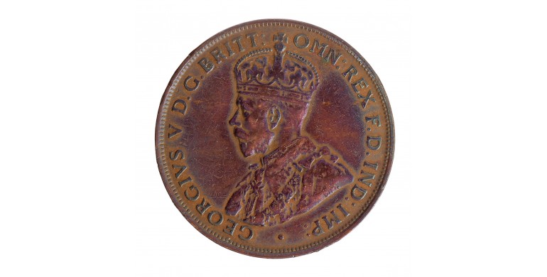 Monnaie, Australie, 1 Penny, Georges V, Bronze, 1922, P15535
