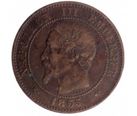 Monnaie, France, 2 Centimes, Napoléon III, 1855, Bronze, Paris (A), P14508
