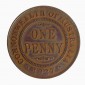 Monnaie, Australie, 1 Penny, Georges V, Bronze, 1927, P15539