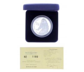 Monnaie de Paris, 100 francs "Trésor du Louvre", Infante Marguerite de Velasquez, Argent, 1993, P16085