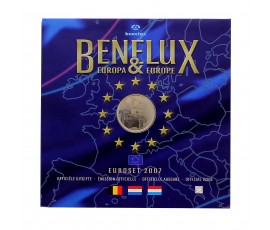 Benelux, Coffret BU Euroset 2007, 25 pièces, C10701