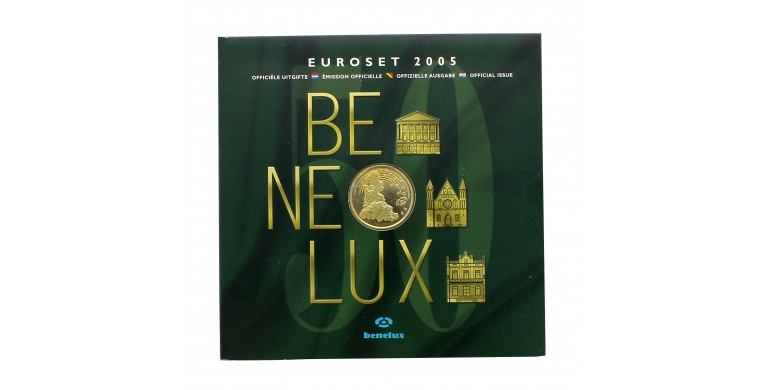 Benelux, Coffret BU Euroset 2005, 25 pièces, C10725
