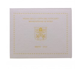Vatican, Livret série Euro BU Pontificat du Pape François, 2020, 8 pièces, C10735