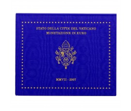 Vatican, Livret BU série Euro Pontificat du Pape Benoit XVI, 2007, 8 pièces, C10738