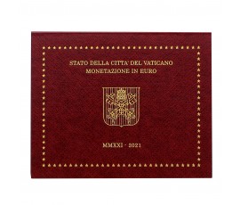 Vatican, Livret série Euro BU Pontificat du Pape François, 2021, 8 pièces, C10739