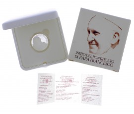 Vatican, 5 euro BE - Première année du Pontificat du Pape François, Argent, 2013, P16117