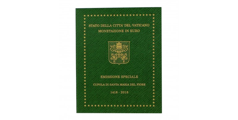 Vatican, Livret BU Dôme de Santa Maria del Fiore, 2018, 9 pièces, C10749