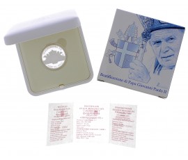 Vatican, 5 euro BE - Béatification du pape Jean Paul II, Argent, 2011, P16121