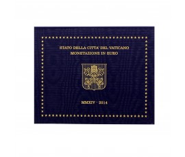 Vatican, Livret BU Pontificat du Pape François, 2014, 8 pièces, C10753