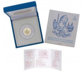 Monnaie, Vatican, 2 Euro - 90è anniversaire de la Fondation de la cité du Vatican, Cupro-Nickel, 2019, P16132
