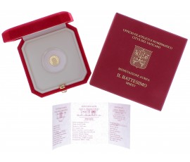 Vatican, 10 Euro BE - Le Baptême, Or, 2015, P16161