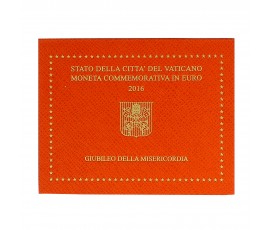 Vatican, 2 euro BU Jubilé de la miséricorde, 2016, C10762