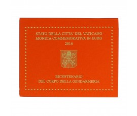Vatican, 2 euro BU Bicentenaire de la gendarmerie vaticane, 2016, C10763