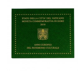 Vatican, 2 euro BU Année européenne du patrimoine culturel , 2018, C10765