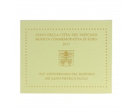 Vatican, 2 euro BU  1950ème anniversaire du Martyre des Saints Pierre et Paul, 2017, C10773