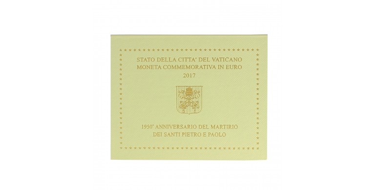 Vatican, 2 euro BU  1950ème anniversaire du Martyre des Saints Pierre et Paul, 2017, C10773