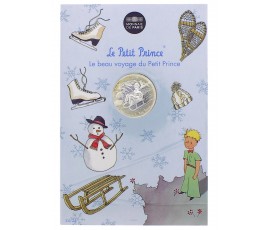 Monnaie de Paris, 10 Euro - Le Petit Prince " fait de la luge" 24/24, Argent, 2016, P16172