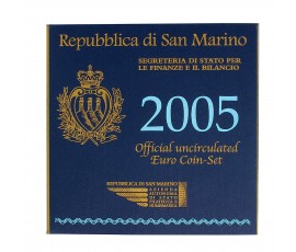 Saint-Marin, Série Euro BU, 2005, 9 pièces, C10798