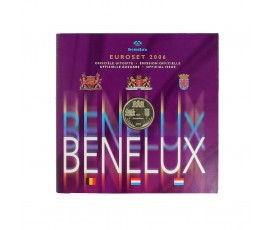 Benelux, Série officielle BU euro "Un trinôme important", 2006, 25 pièces, C10812