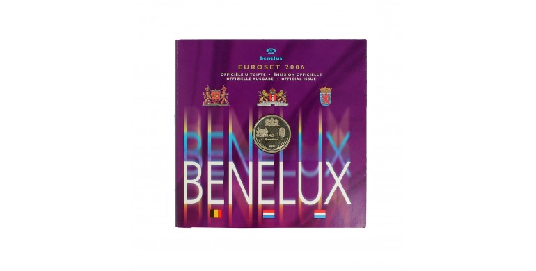 Benelux, Série officielle BU euro, 2006, 25 pièces, C10812
