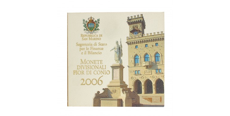 Saint-Marin, Série Euro BU, 2006, 9 pièces, C10819