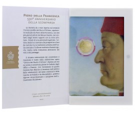 République de Saint Marin, 2 Euro - 530e anniversaire de la disparition Piero Della Francesca, cupro-nickel, 2022, P16201