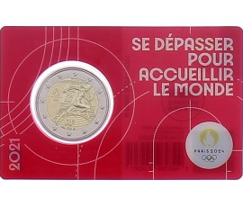 Monnaie de Paris, 2 Euro - Jeux Olympiques de Paris 2024, Cupro-nickel, Pessac, 2021, P16246