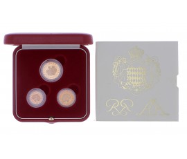 Monaco, Coffret Euro BE, Prince Rainier III, 3 pièces, cuivre, 2005, P16251