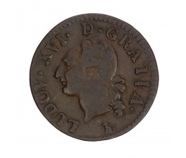 Monnaie, France, 1 Liard, Louis XVI, cuivre, 1789, Nantes (T), P15754