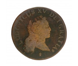1/2 sol au buste enfantin, Louis XVI, Cuivre, 1721, Reims (S), P15755