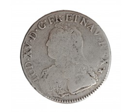 Monnaie, France, Ecu aux rameaux d'olivier, Louis XV, argent, 1731, Toulouse (M), P15759