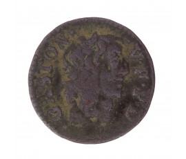 Monnaie, France, 1 Denier Tournois, Gaston d'Orléans, cuivre, 1650, Paris (A), P15763