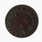 Monnaie, France, Double Tournois, Henri III, cuivre, 1584, Paris, P15764