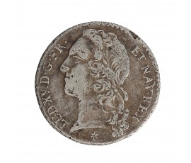 Monnaie, France, 1/10 Ecu au bandeau, argent, 1741, Caen (C), P15777