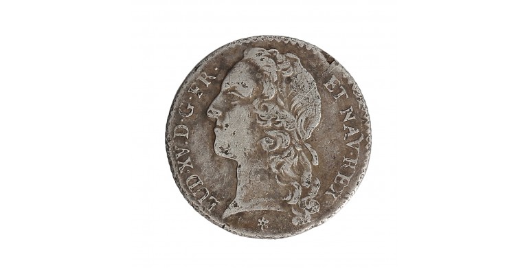 Monnaie, France, 1/10 Ecu au bandeau, argent, 1741, Caen (C), P15777